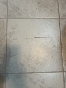 walking on tile too soon