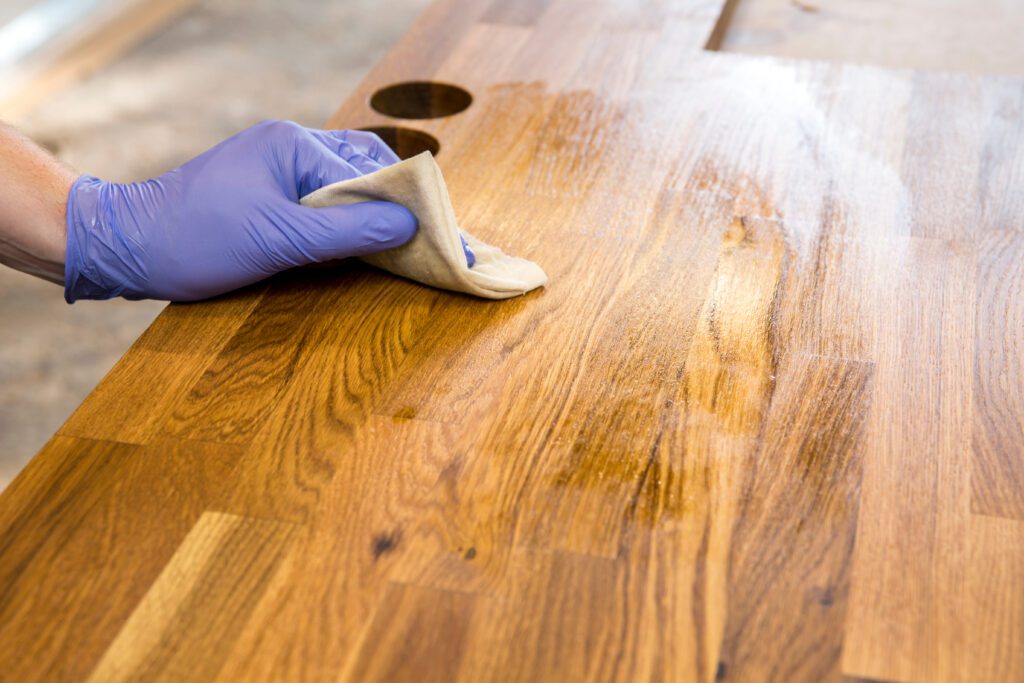 oiling counter top