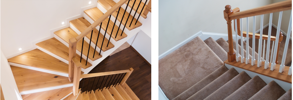 Read more about the article Carpeted vs Wood Stairs: An In-Depth Comparison